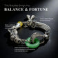 Balance & Fortune – Tibetan Totem Green Gourd Bracelet