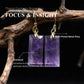 Focus & Insight – Tibetan Amethyst Earrings