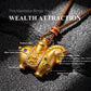 Wealth Attraction – Golden Zodiac Horse Fortune Necklace