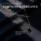 Strength & Elegance - Black CZ Cube Necklace