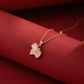 Year of the Horse White Agate Fortune Necklace