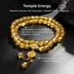 Wisdom & Intuition – Temple Incense Ash Liuli Mala Bracelet