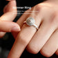 Manifest & Flow – Tibetan Silver Lotus Mantra Spinner Ring