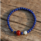 Wisdom & Action – Lapis Lazuli & Red Agate Intentional Bracelet