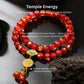 Love & Action – Temple Incense Ash Liuli Mala Bracelet