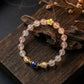 Healing & Abundance – Blue Heart Ash-Liuli Bracelet