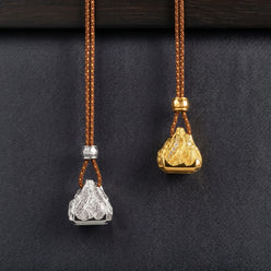 Protection & Strength - Mountain Amulet Woven Cord Necklace