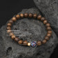 Calm & Purify – Qi Nan Agarwood & Silver Lotus Bracelet