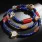 Protection & Healing – Triple Lapis Lazuli Mala Bracelet