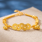 Imperial Shield – Five Emperor Coins & Fortune Gourd Bracelet