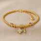 Abundance Flow – Four-Leaf Clover & Water Drop Luck Bracelet
