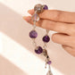 Wisdom & Abundance – Vajra Bell Amethyst & Citrine Bracelet