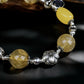 Wealth Magnetism – Mantra Golden Rutilated Quartz Bracelet