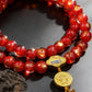 Love & Action – Temple Incense Ash Liuli Mala Bracelet