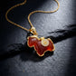 Year of the Horse Red Agate Fortune Necklace