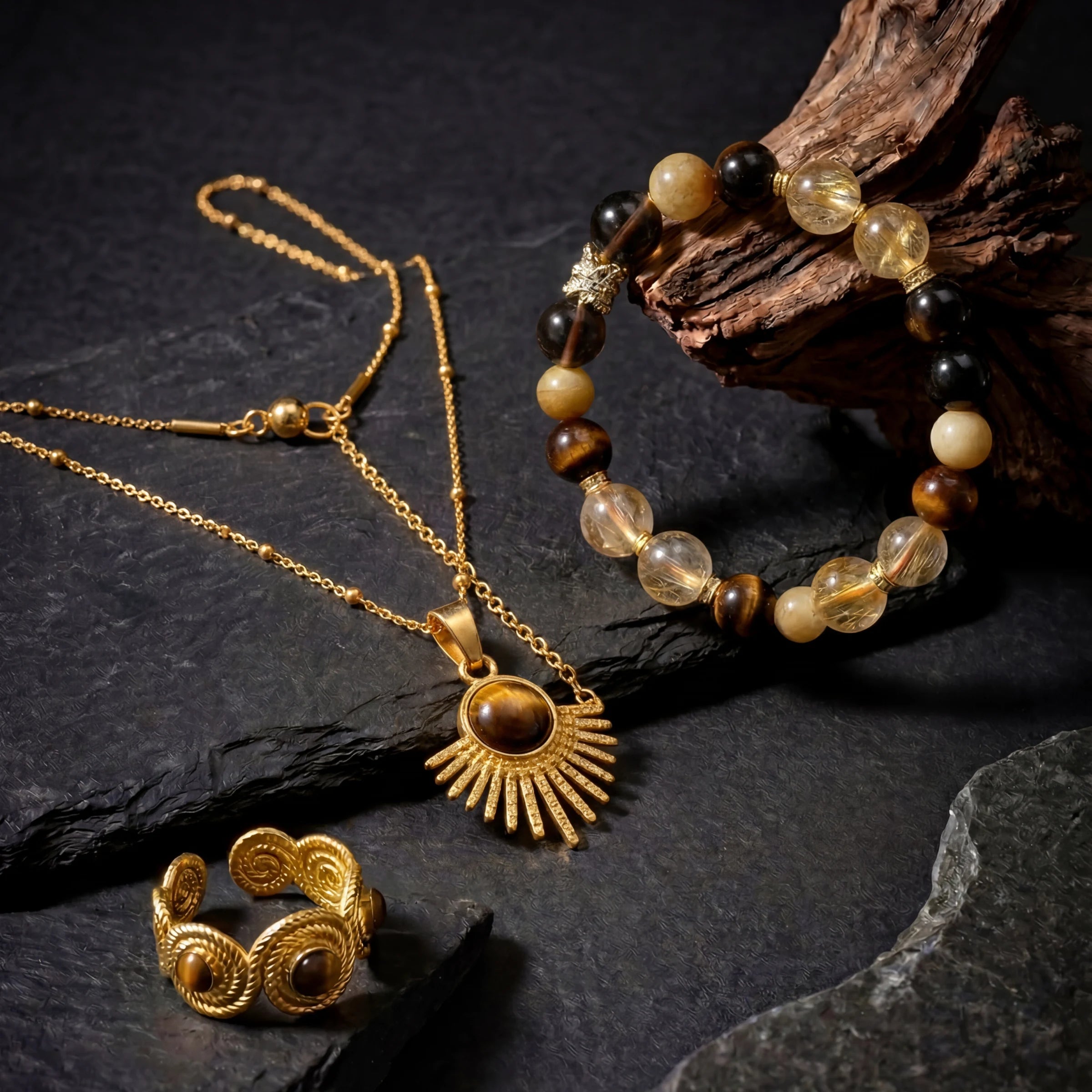 Golden Abundance Ritual Set