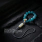 Clarity & Calm – Aquamarine & Hetian Jade Intention Strap
