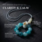 Clarity & Calm – Aquamarine & Hetian Jade Intention Strap