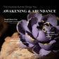 Awakening & Abundance Burner Set (Includes Incense Sticks) - Gilded Blossom Rough Clay