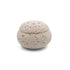 Balance & Clarity Feng Shui Lunar Incense Burner, round incense holder with light porous moon-textured surface and lid, spiritual home decor for meditation and balance on a clean white background.