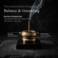 Balance & Grounding Burner Set (Includes Incense Sticks) - Miniature Antique Style Double-Ear