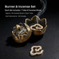 Balance & Peace Burner Set (Includes Incense Slices) - Feng Shui Lotus