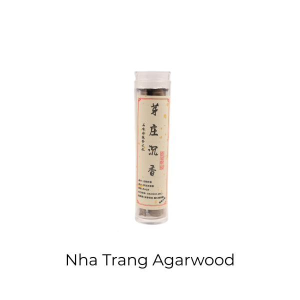 Nha Trang Agarwood product on a white background