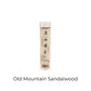 Bottle of Old Mountain Sandalwood on a white background