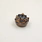 Feng Shui Lotus Incense Burner in bronze finish, featuring a lotus-inspired design with closed lid, used for energy clearing, balance, and inner peace.
