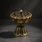 Fortune & Harmony Burner Set (Includes Incense Slices) - Feng Shui Lotus Pedestal