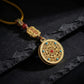 Fortune & Protection – Tibetan Prayer Wheel Car Charm