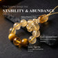 Stability & Abundance – Earth Element Yellow Crystal Pi Xiu Talisman Strap