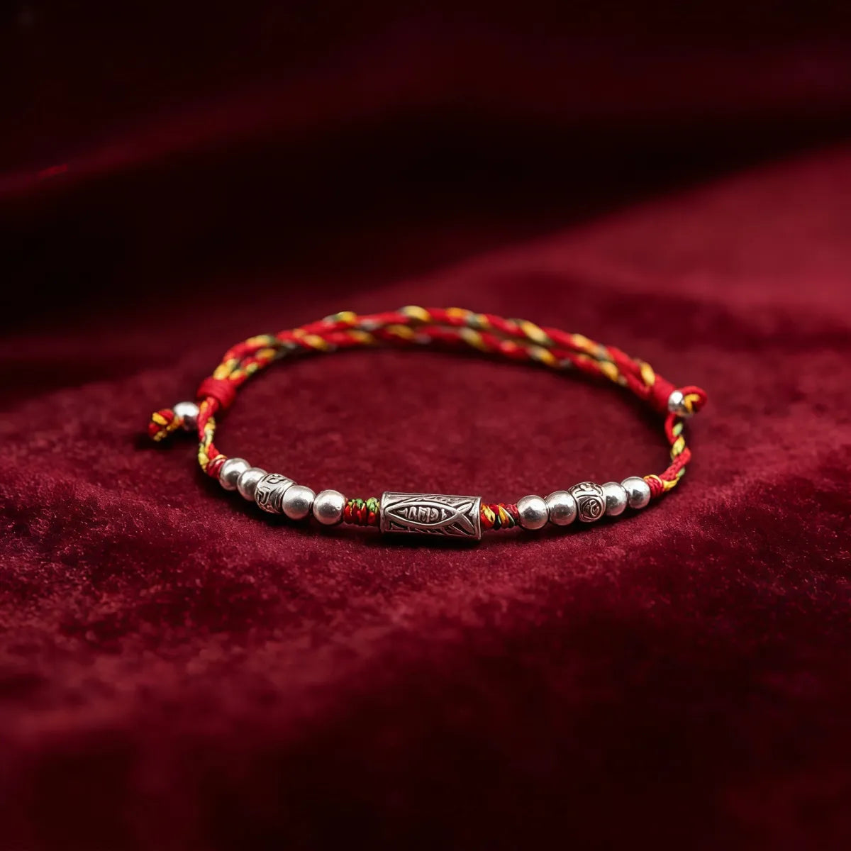 Good Fortune – Koi Ascending Red String Bracelet