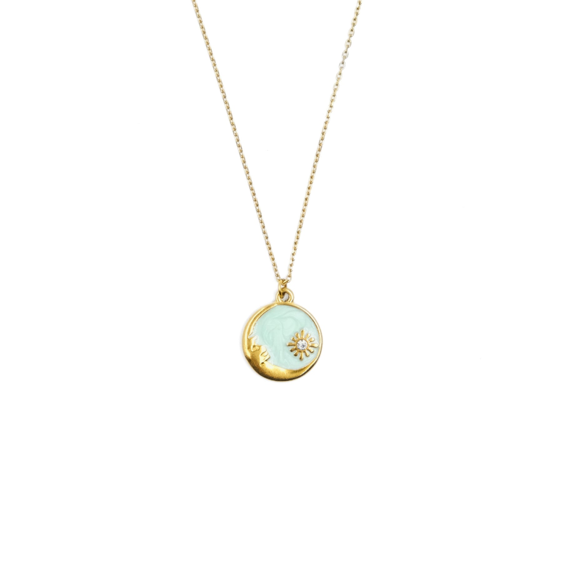 Good luck Shoushan Stone Necklace for Blessings & Clarity on a white background