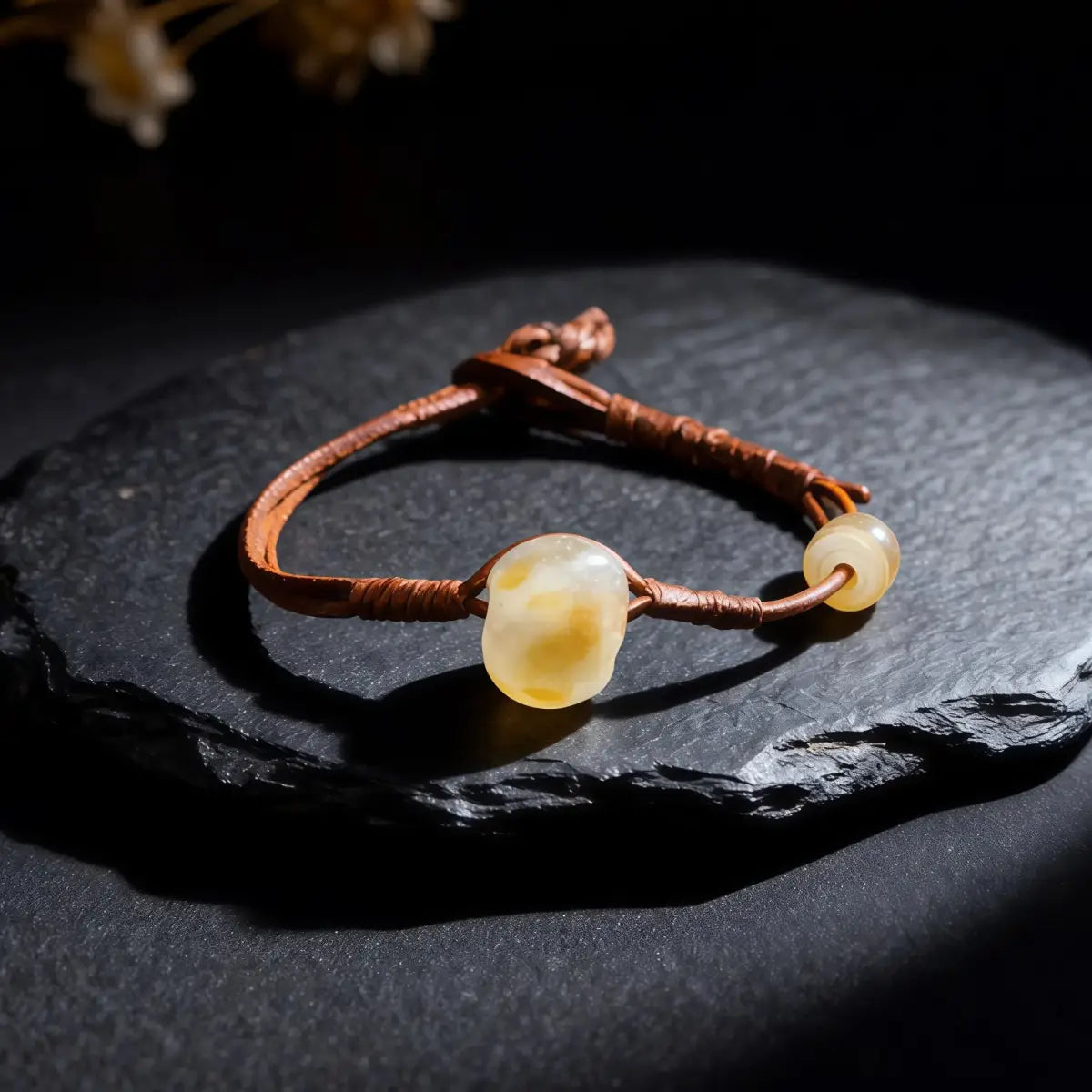 Grounding & Clarity - One-of-a-Kind Sun Spirit Bracelet