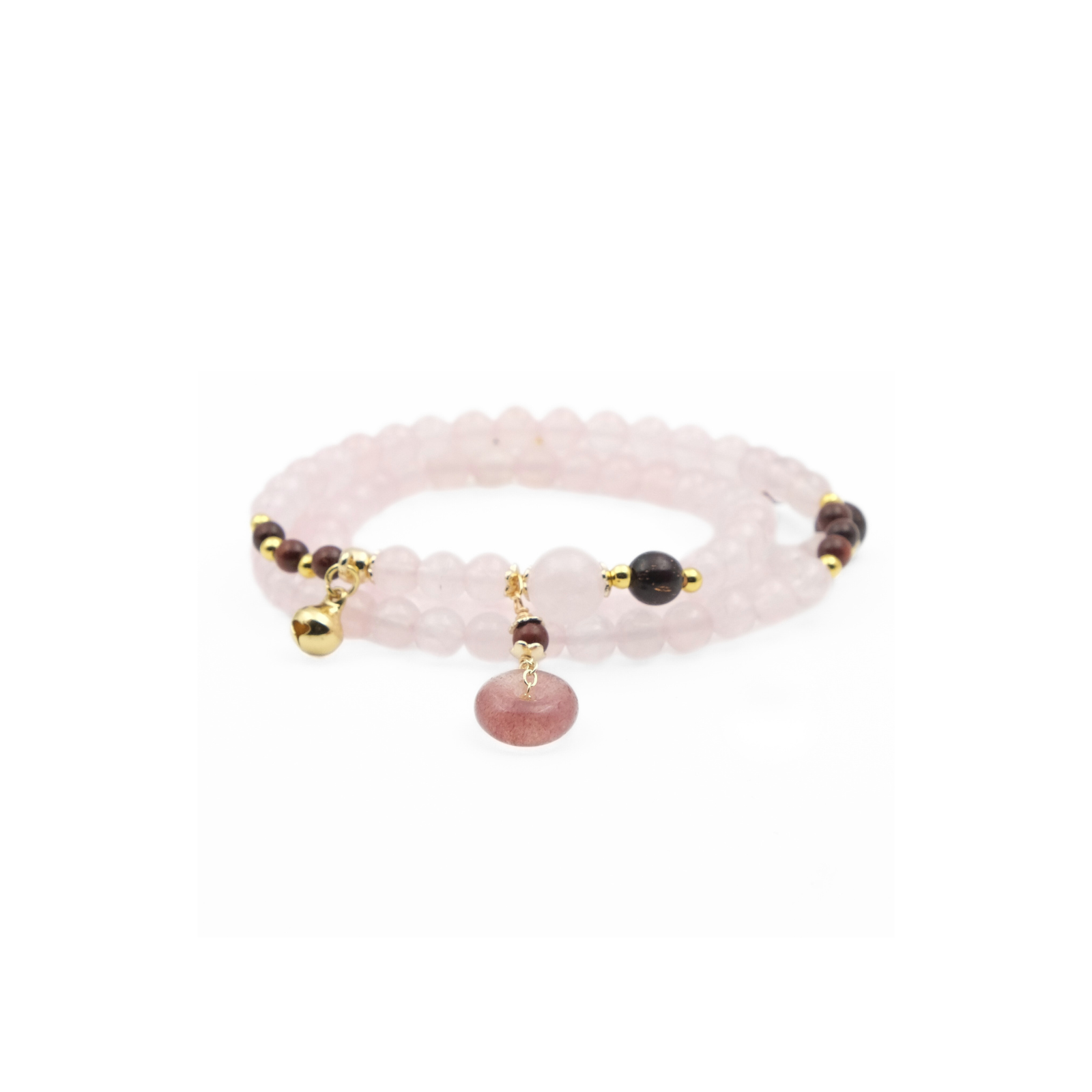 Rose Quartz Peace Amulet Bracelet – Emotional Healing & Love Attraction