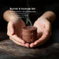 Integrity & Resilience Burner Set (Includes Incense Slices) - Bamboo Stillness Zisha Ceramic
