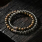Vitality & Abundance – Green Sandalwood & Green Phantom Quartz Double-Wrap Bracelet