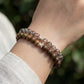 Vitality & Abundance – Green Sandalwood & Green Phantom Quartz Double-Wrap Bracelet