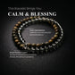 Vitality & Abundance – Green Sandalwood & Green Phantom Quartz Double-Wrap Bracelet