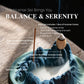 Balance & Serenity Burner Set (Includes Incense Cones) - Tibetan Landscape Backflow Incense Burner + Incense Cones Set