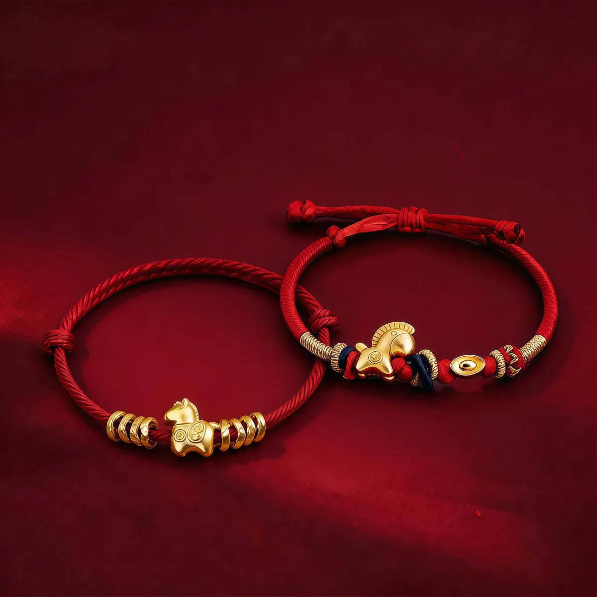Bundle — Prosperity Ingots + Fortune Journey Red String Bracelet