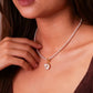 Peace & Feminine Energy – Tibetan Moonlight Pearl Necklace