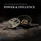 Power & Influence Burner Set (Includes Incense Slices) - Banana Leaf Ritual Gourd Fan Alloy