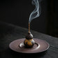 Prosperity & Blessings Burner Set (Includes Incense Sticks) - Ceramic Wu Lou Gourd