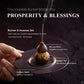 Prosperity & Blessings Burner Set (Includes Incense Sticks) - Ceramic Wu Lou Gourd