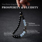 Prosperity & Fluidity – Pi Xiu, Aquamarine & Obsidian Talisman Strap