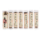 Several transparent tubes with incense slices of different fragrances.