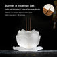 Purity & Awakening Burner Set (Includes Incense Sticks) - Liuli Lotus (Incense Included)