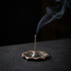 Purity & Awakening - Ultra-Slim Metal Lotus Burner Set (Includes Incense Sticks)